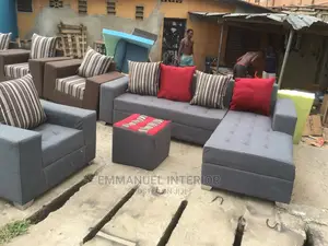 A Standard Grey Sofa