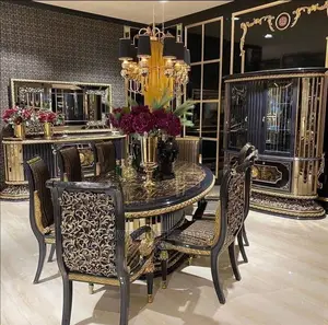 Turkey Dinning With Eight Seat Buffet and Console Mirror