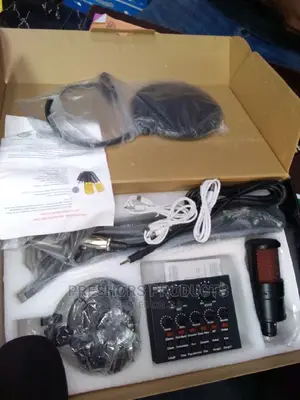 Original 180 Behringer Condenser Kit Mic With V8 Soundcard