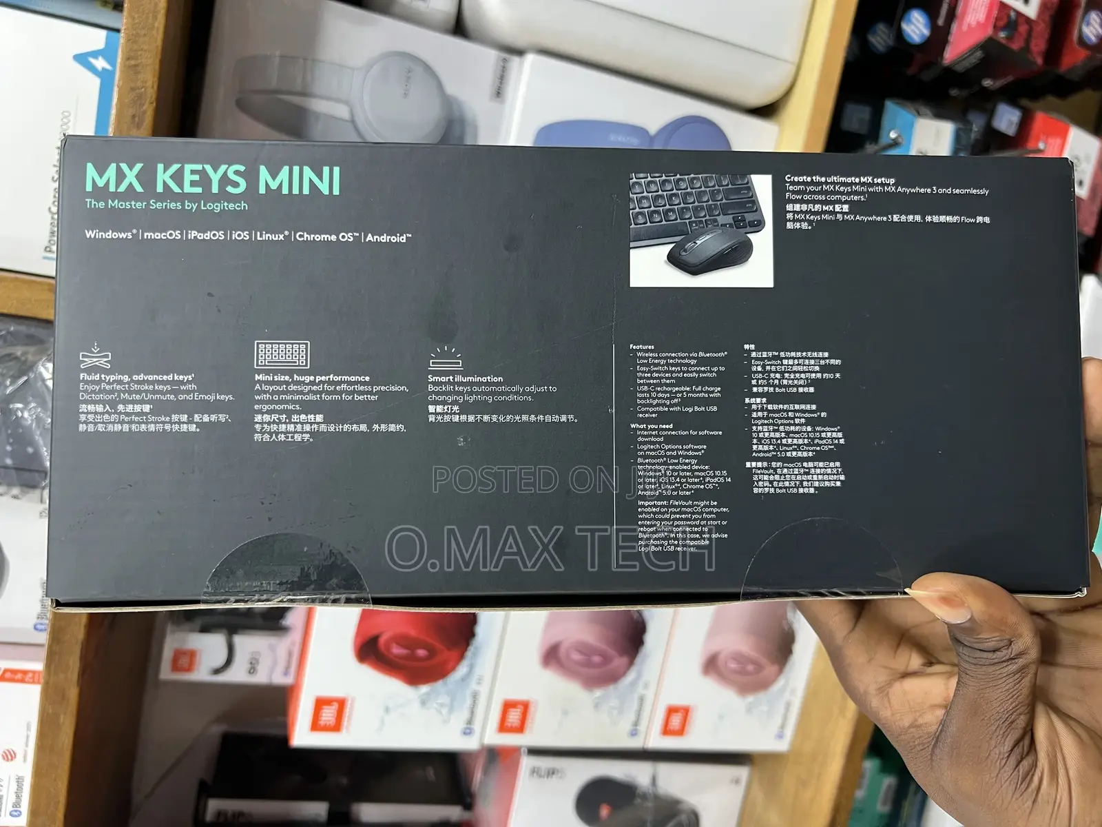 Logitech Mx Keys Mini Minimalist Wireless Illuminated