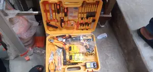 Dewalt Electrical Tools Box With Cordless 36v Battery Drill