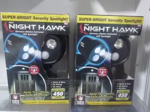 Portable Night Hawk Motion Sensor Security Led Light
