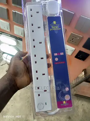 6ways Extension With Surge Protector