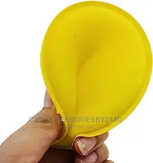 Super Soft Car Cleaning Yellow Round Car Foam 6pc