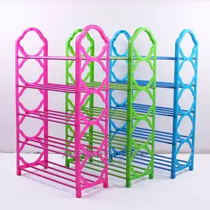 5 Layers Steps Plastic Shoe Rack