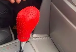 Red Silicone Gear Knob Cover