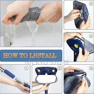 Rotatable Adjustable Triangle Multifunctional Cleaning Mop