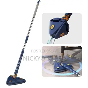 Rotatable Adjustable Triangle Multifunctional Cleaning Mop