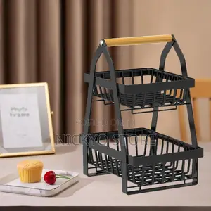 Bread Snacks Vegetable Fruit Basket Bowl Stand