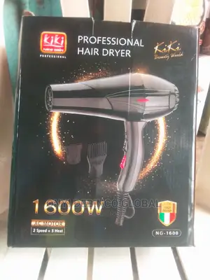 Kiki New Gain Salon Hair Dryer 1600W - With Afro Comb