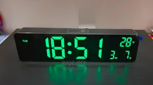 6625 Digital Rectangular Wall Clock
