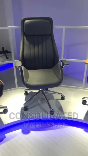 Quality Executive Ergonomic Leather Swivel Office Chair.