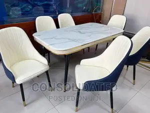 Marble Dining Set by 6