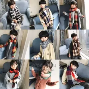 Children Winter Muffler Foreign Used Original