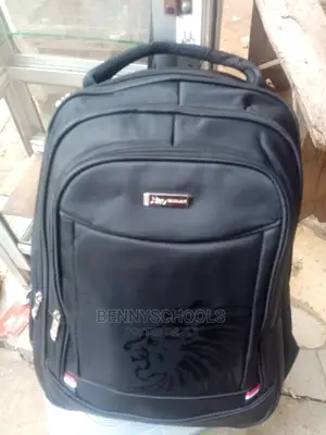 Black Tigger Head Backpack and Laptop Bag