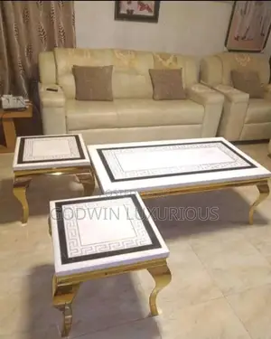 Center Table and Side Stools