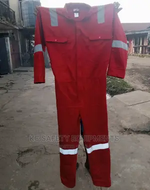 Safety Red Coveralls