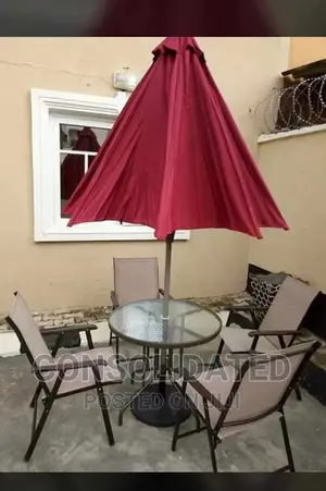 Foldable Outdoor Set With Umbrella