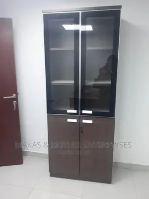 Half Glass Office Book Shelf
