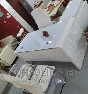 Quality Executive Office Table Set With Drawers.