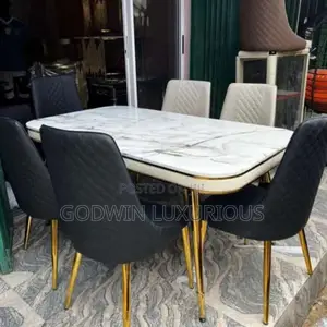 Marble Top Dining Table