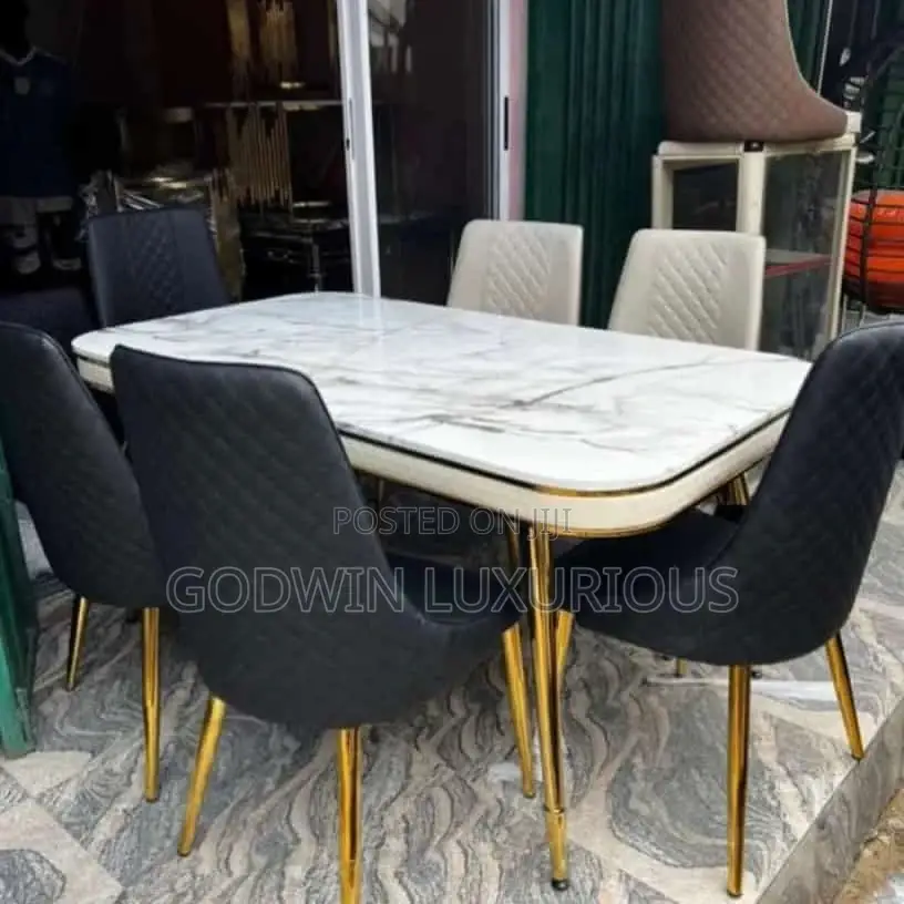 Marble Top Dining Table