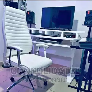 White Draft Manager Executive Office Chair