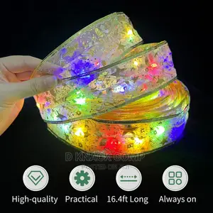50 Leds Ribbon Decorative Lights String