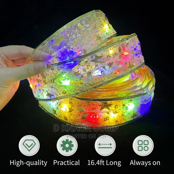 50 Leds Ribbon Decorative Lights String