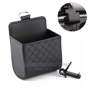 Car Styling PU Leather Tidy Storage Box Car Organizer