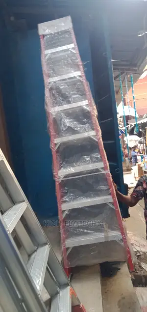 Made in Turkey 8 Step Both Sides Fiberglass Ladder