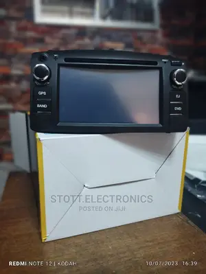 Toyota Corolla S Car DVD Player + Reverse Camera