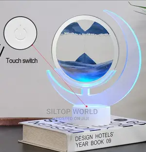 3d Moving Sand Art Desk Lamp