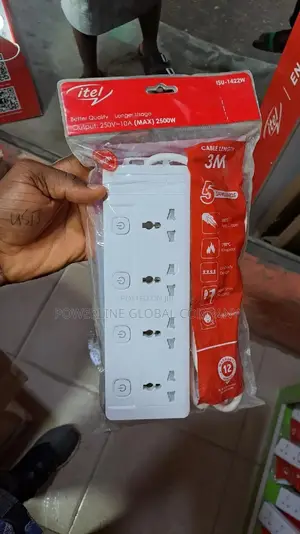 Itel Extension Socket 4way for Home's/ Offices/ Companies/
