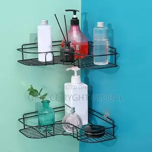 2pcs Bathroom Corner Rack/ Shelf
