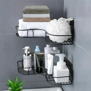 2pcs Bathroom Corner Rack/ Shelf