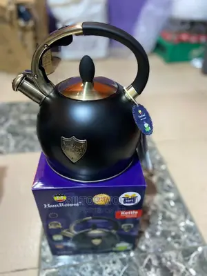 3L Black Hausroland Whistling Kettle