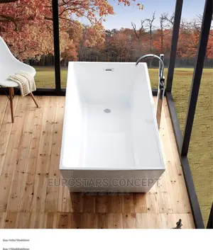 Free Square Acrylic Luxury Bath Tub