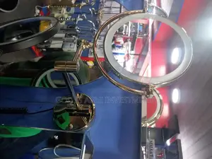 Gold Magnified Mirror