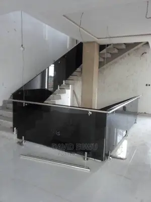 Grey Tinted Glass Rail