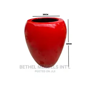 40cm Apple Fiberglass Flower Pot | Wholesales of Flower Pots