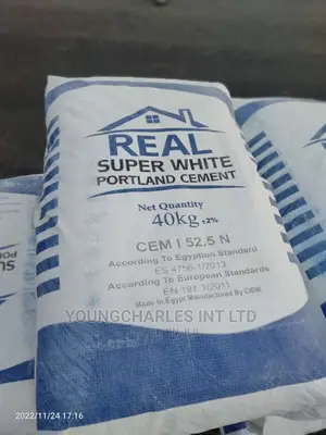 40kg Real Super White Cement.