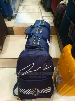 Lacoste Duffle Bag and Backpack
