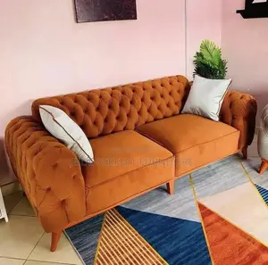 High Quality 7 Seater Living Room Fabric Made Sofa Chair.