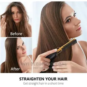 2 IN 1 Professional Electric Hot Comb Straightener