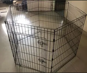 Foldable Metal Pet Dog Exercise Fence Play Pen