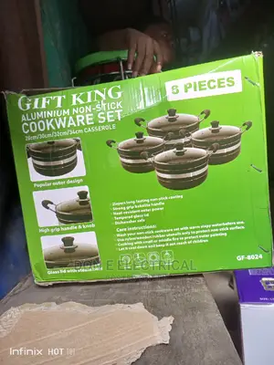 Original 4 Sets Non Stick Pot