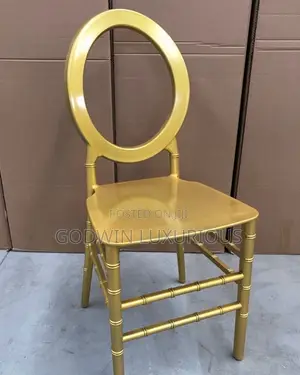 Gold O Back Chair