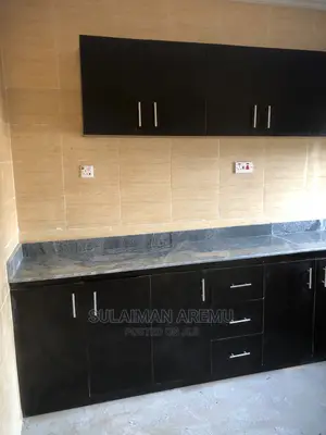 Home Kichen Cabinets HDF Wood With Mable Top