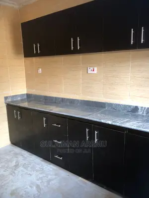Home Kichen Cabinets HDF Wood With Mable Top
